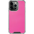 Pink Carbon Fiber Specialty Texture Material iPhone 16 Pro Clear Case